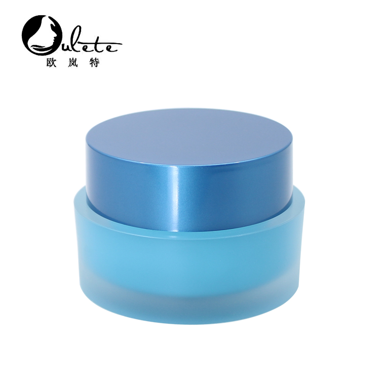 15g 30g bule plastic round acrylic cream jar for cosmetics