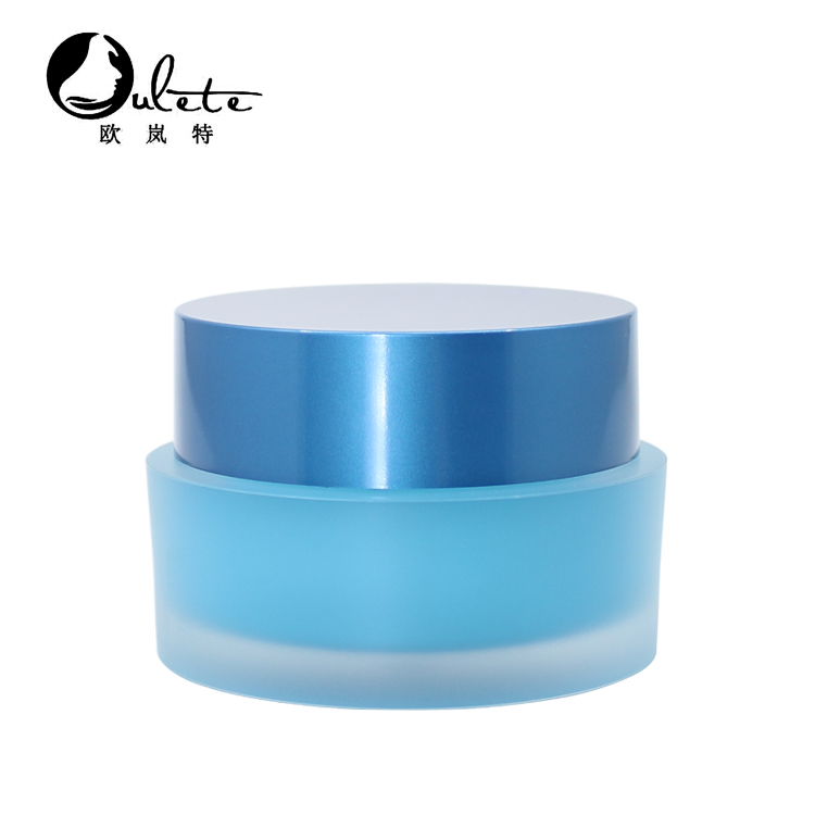 15g 30g bule plastic round acrylic cream jar for cosmetics