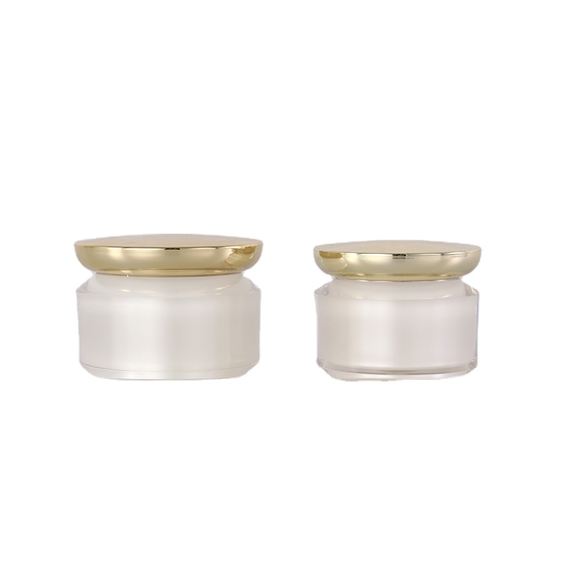 15g 30g white plastic acrylic cosmetic cream jar packaging