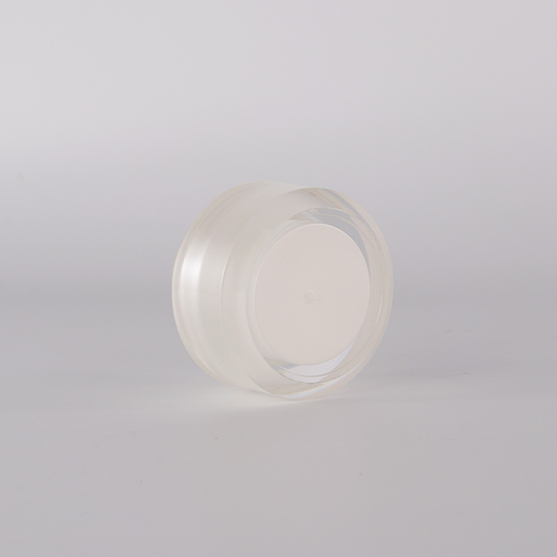 15g 30g white plastic acrylic cosmetic cream jar packaging