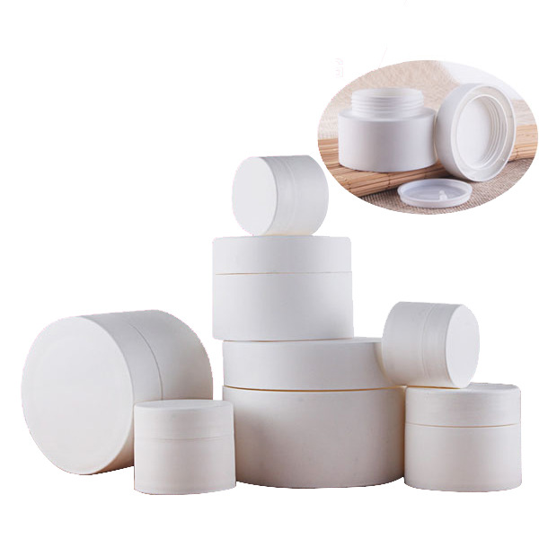 15g 30ml 50ml 80g matte surface white plastic cream jar barber shop spa salon use cosmetic jar