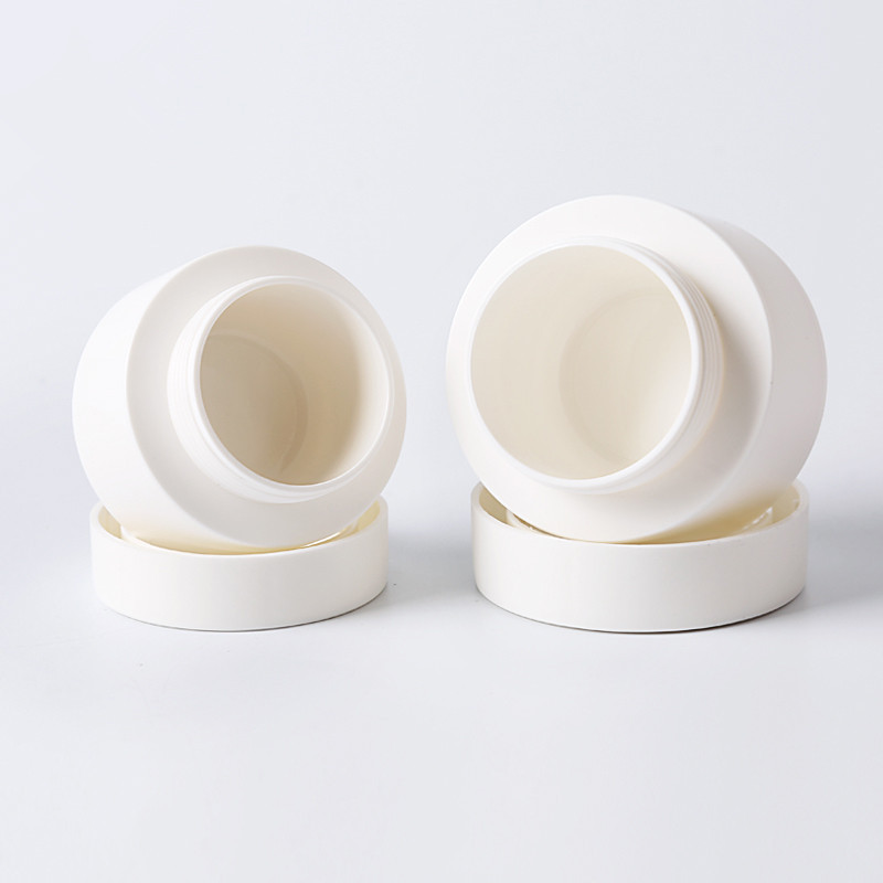 15g 30ml 50ml 80g matte surface white plastic cream jar barber shop spa salon use cosmetic jar
