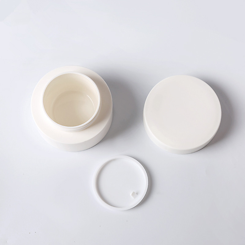 15g 30ml 50ml 80g matte surface white plastic cream jar barber shop spa salon use cosmetic jar