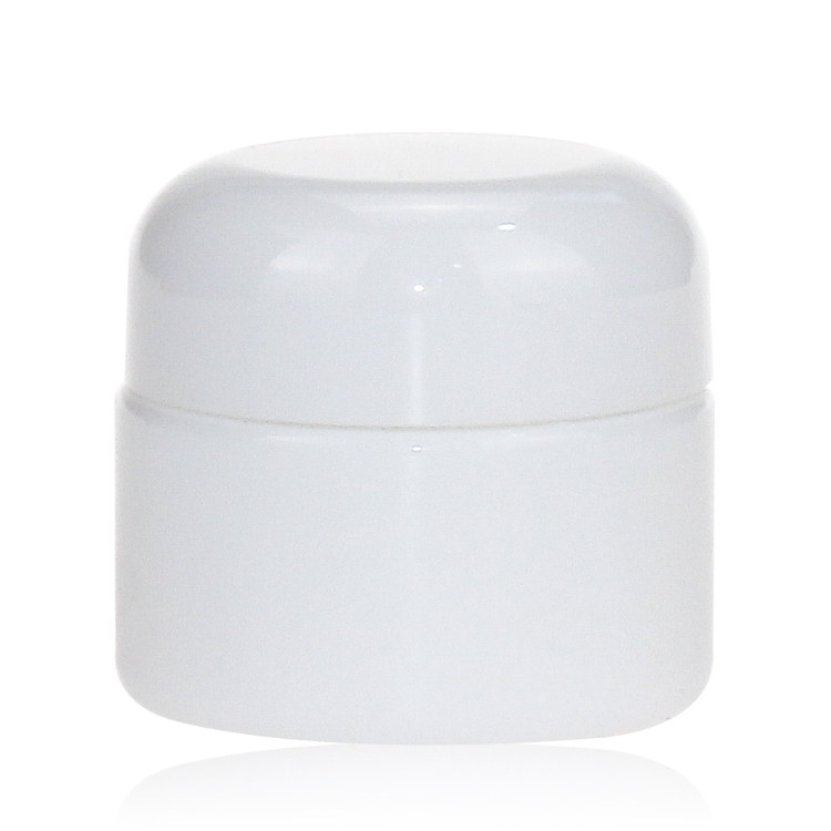 15g 50g 100g Opal White Ceramic Cosmetic Packaging Glass Jar for Skin Care Cream Manufactory Face Cream Jars