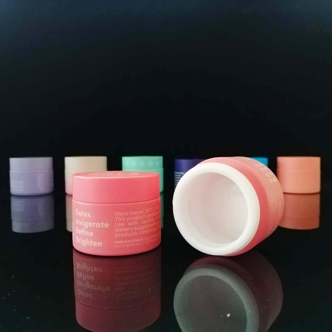 15g 50g 100g Opal White Ceramic Cosmetic Packaging Glass Jar for Skin Care Cream