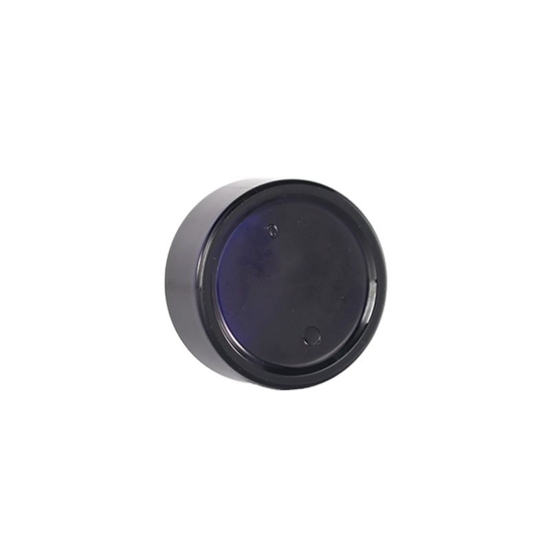 15g 50g 100g cobalt blue glass cosmetic cream jar with bamboo lid