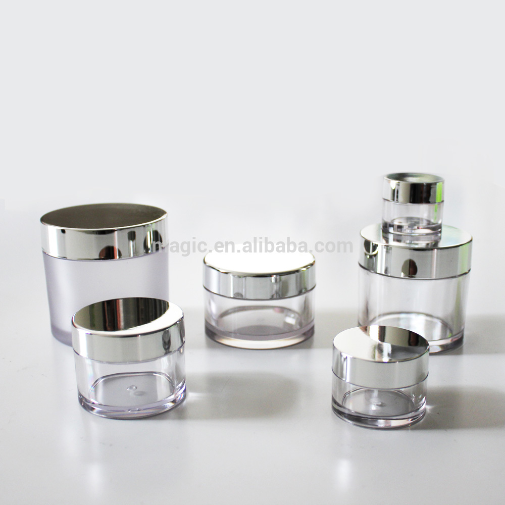 15g 50g 80g Transparent PETG jar, hair gel jar, skin care packaging