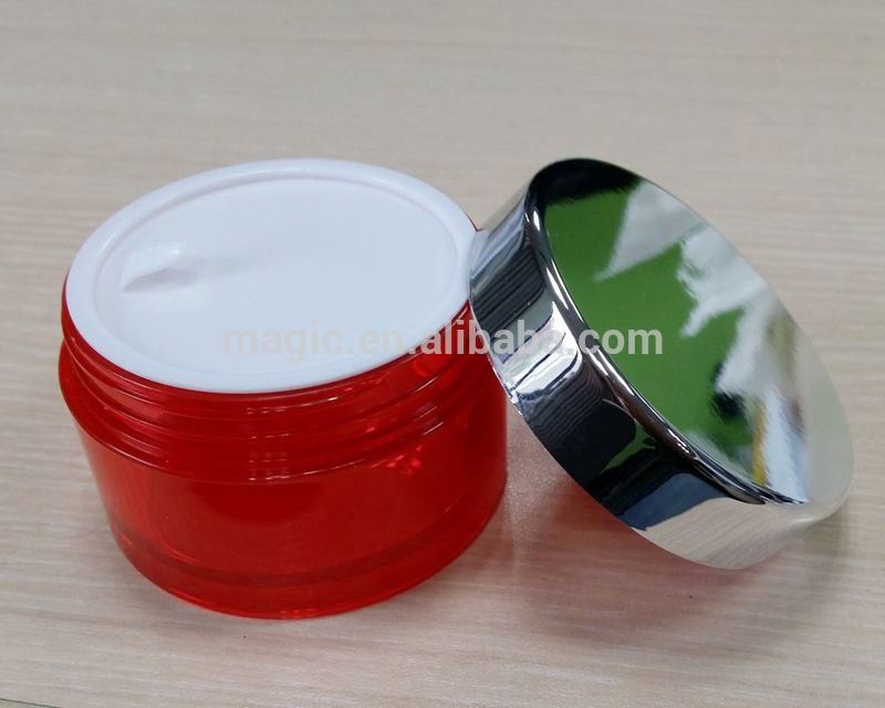 15g 50g 80g Transparent PETG jar, hair gel jar, skin care packaging