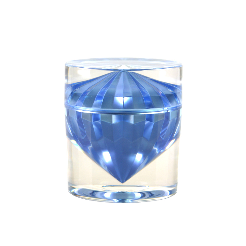 15g 50g Diamond Cap Beauty Face Cream Facial Care Container Quality Guaranteed High End Cosmetic Cream Jar