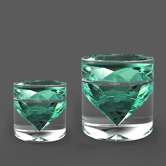 15g 50g silver gold luxury jar cream jars acrylic for cosmetic packaging