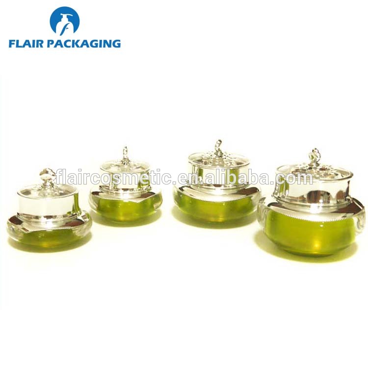 15g ~ 70g Unique classic acrylic Pretty cosmetic cream jar