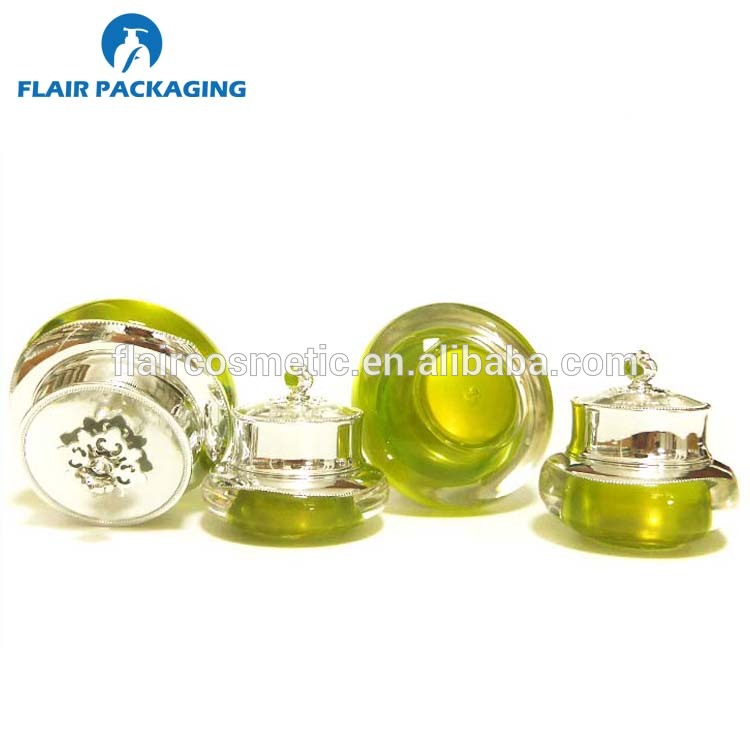 15g ~ 70g Unique classic acrylic Pretty cosmetic cream jar