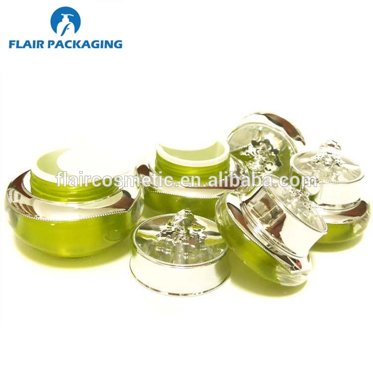 15g ~ 70g Unique classic acrylic Pretty cosmetic cream jar