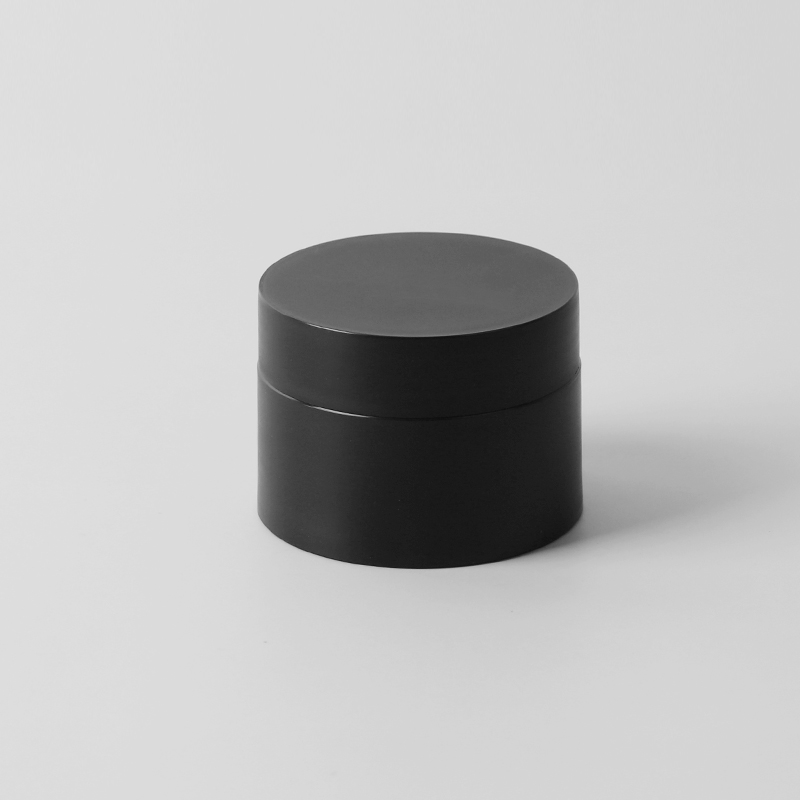 15g Black oval Empty Jar Plastic Cream Jar for face cream