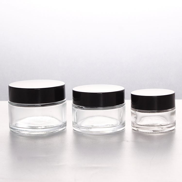 15g Cosmetic Cream Jars Glass Eye Cream Jar with ABS Lid