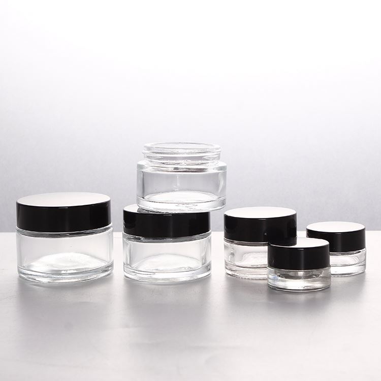 15g Cosmetic Cream Jars Glass Eye Cream Jar with ABS Lid