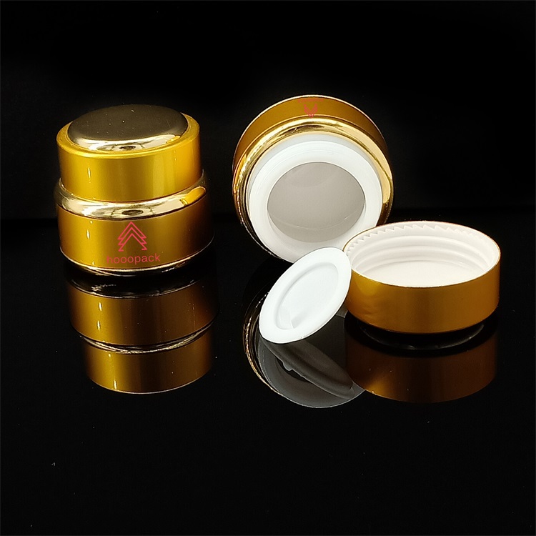 15g Custom Aluminum Container Cosmetics Unique Lotion Luxury Face Cream Jars