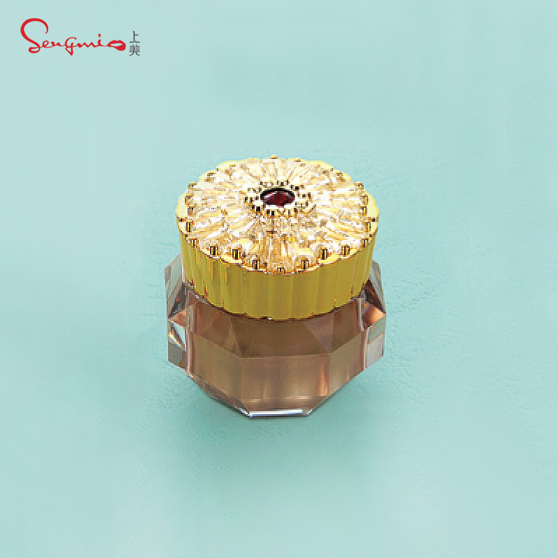 15g Custom Logo Cosmeitc Nail Jar Unique Face Scrub Container White Silver Rose Gold Pink Frosted Jars