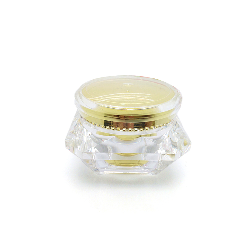 15g Diamond Shape Customized Empty Acrylic Face Cream Jar Container # 3/5/10/15/20/30g also available