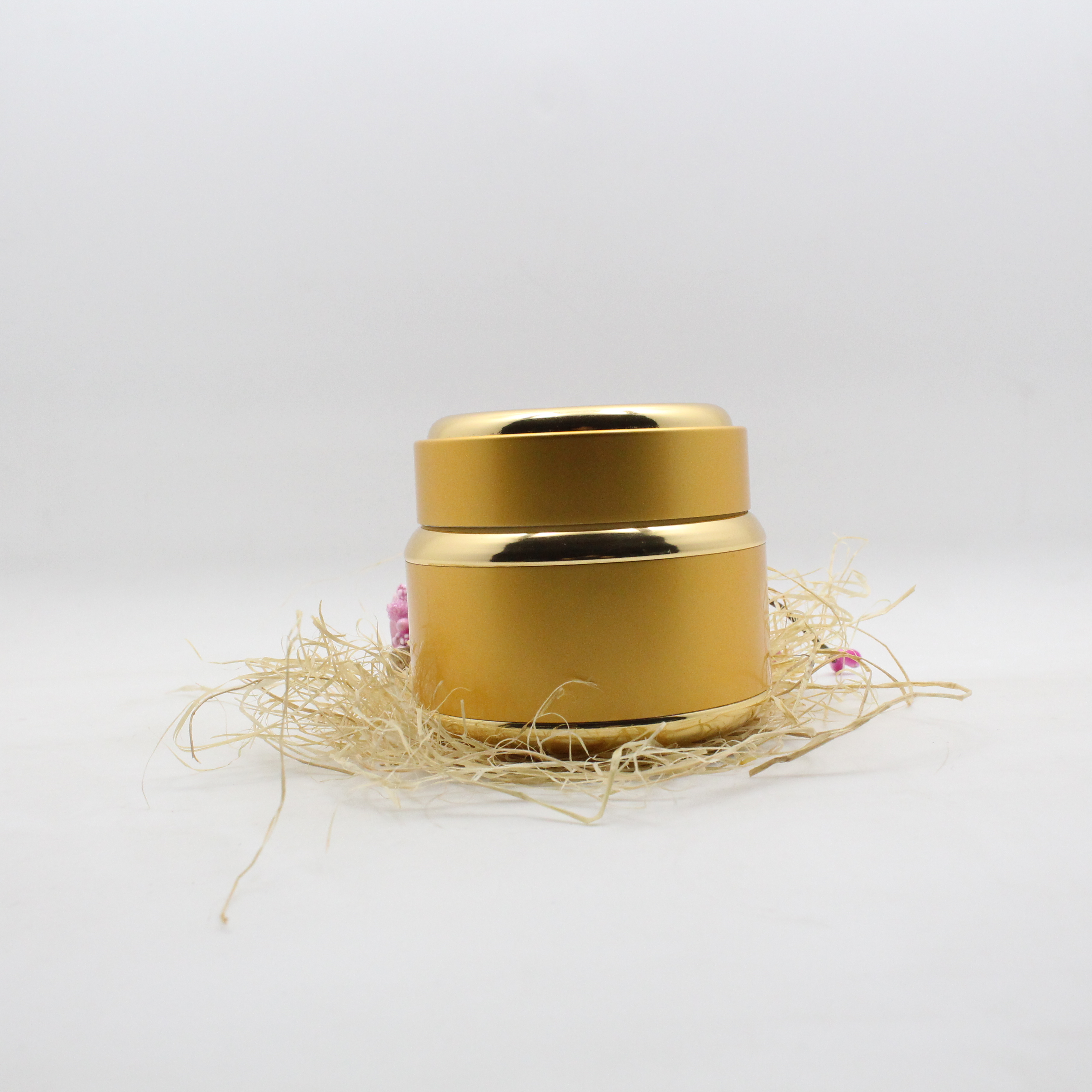 15g Luxury aluminum cosmetic jars and bottles unique lotion matte jar for cream cosmeticos
