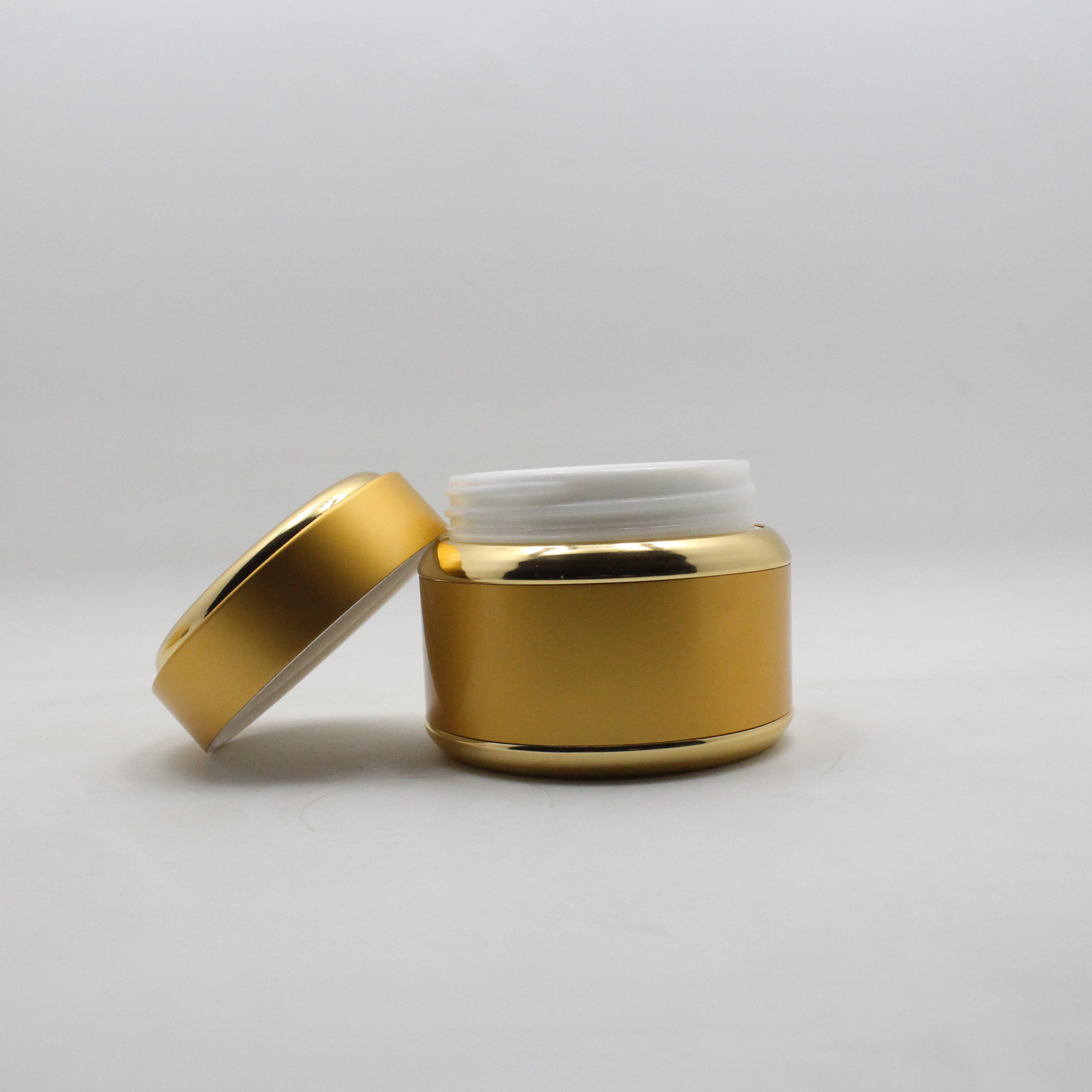 15g Luxury aluminum cosmetic jars and bottles unique lotion matte jar for cream cosmeticos