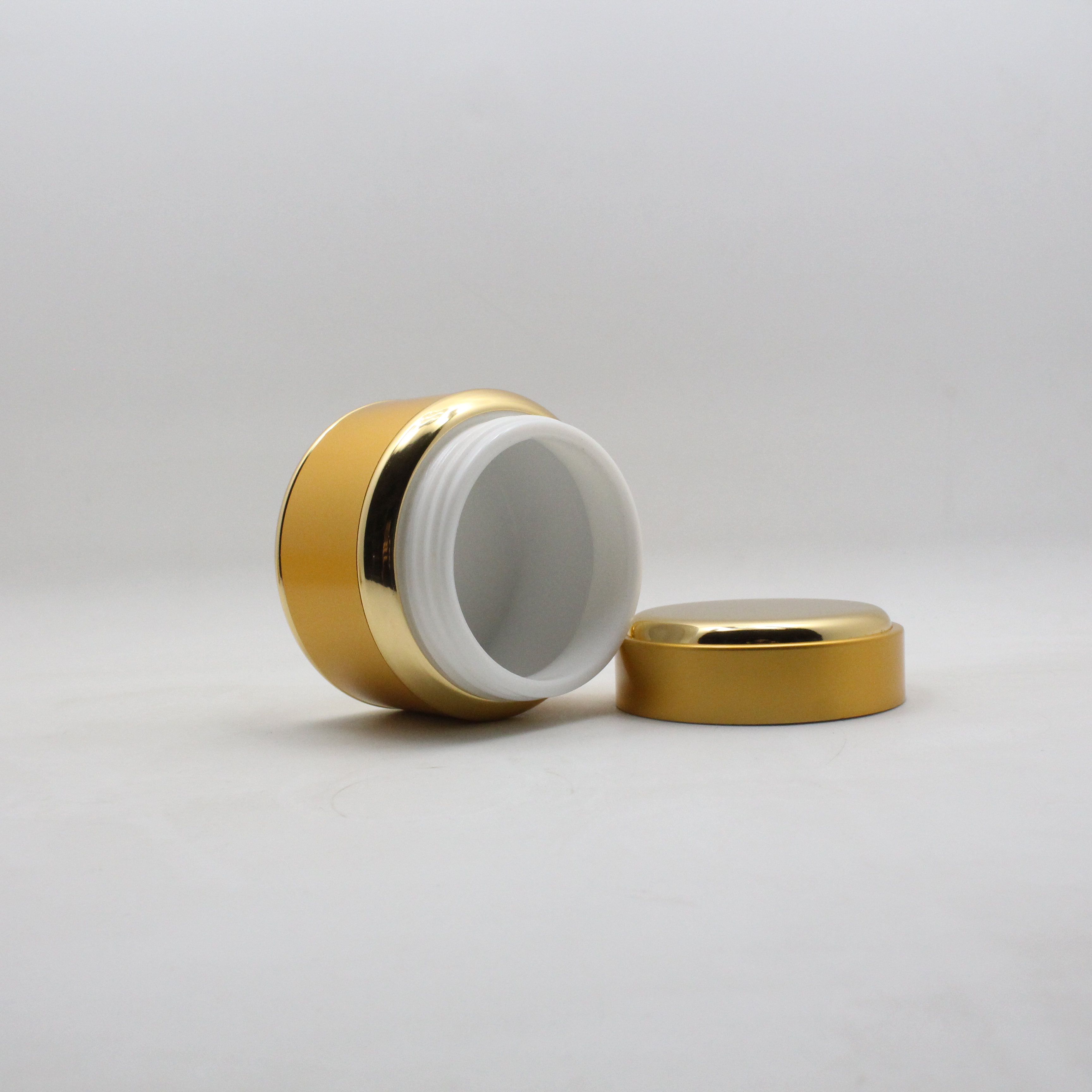 15g Luxury aluminum cosmetic jars and bottles unique lotion matte jar for cream cosmeticos