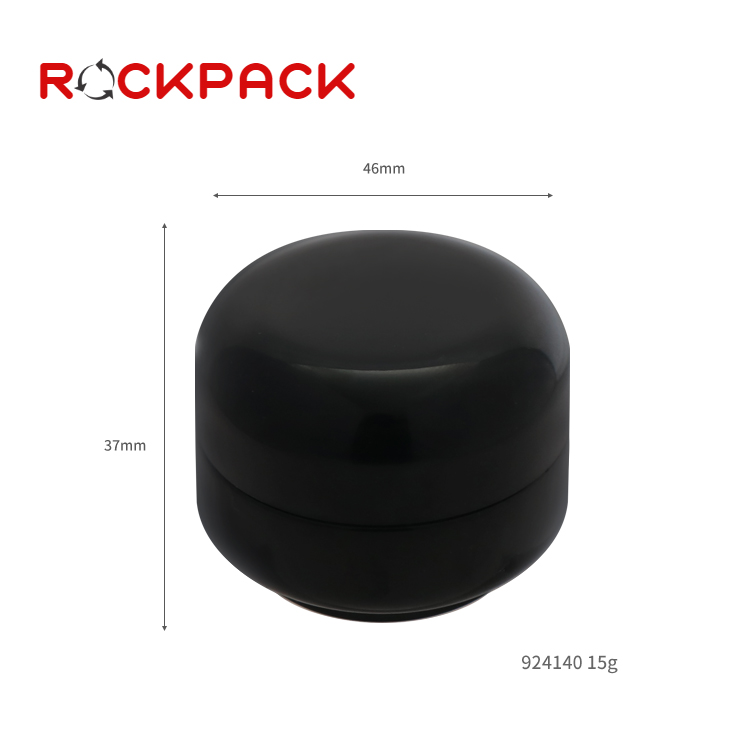 15g Mini square empty luxury packaging cosmetics glass face cream jars