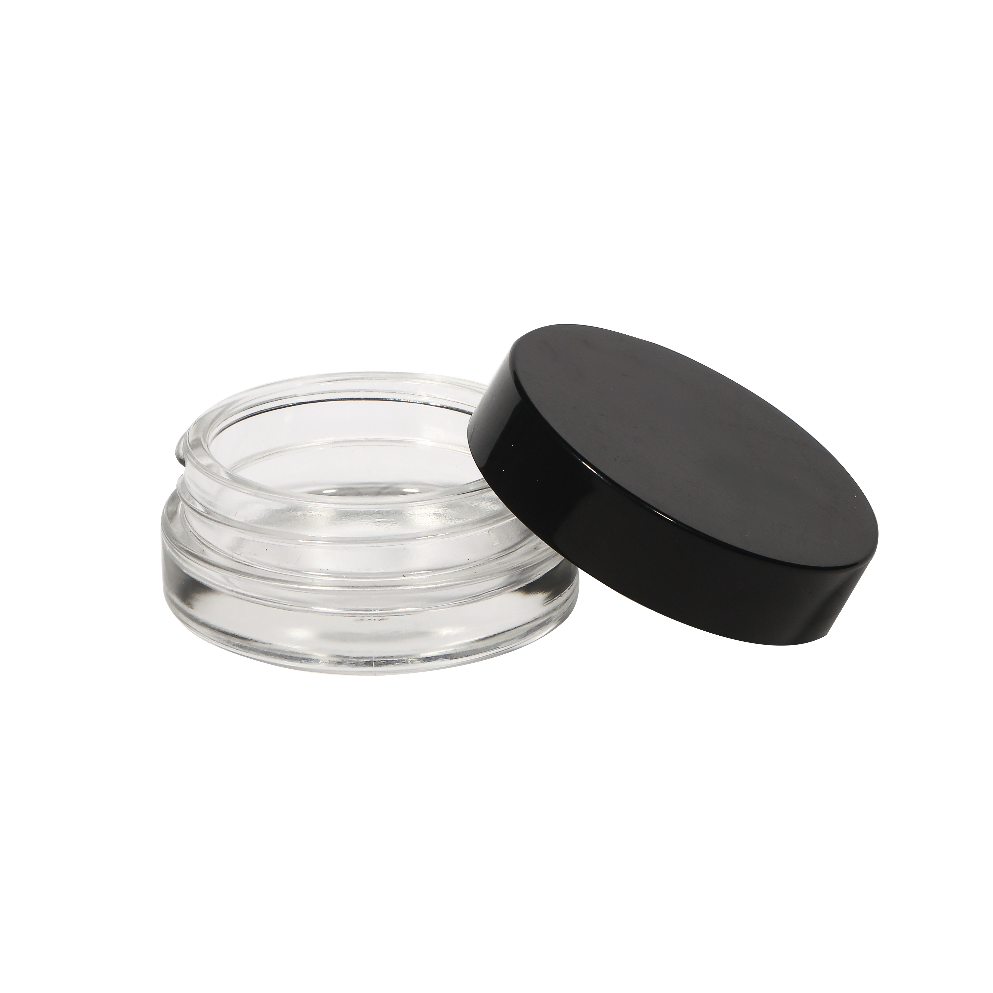 15g One Press Glass Jar with Lid