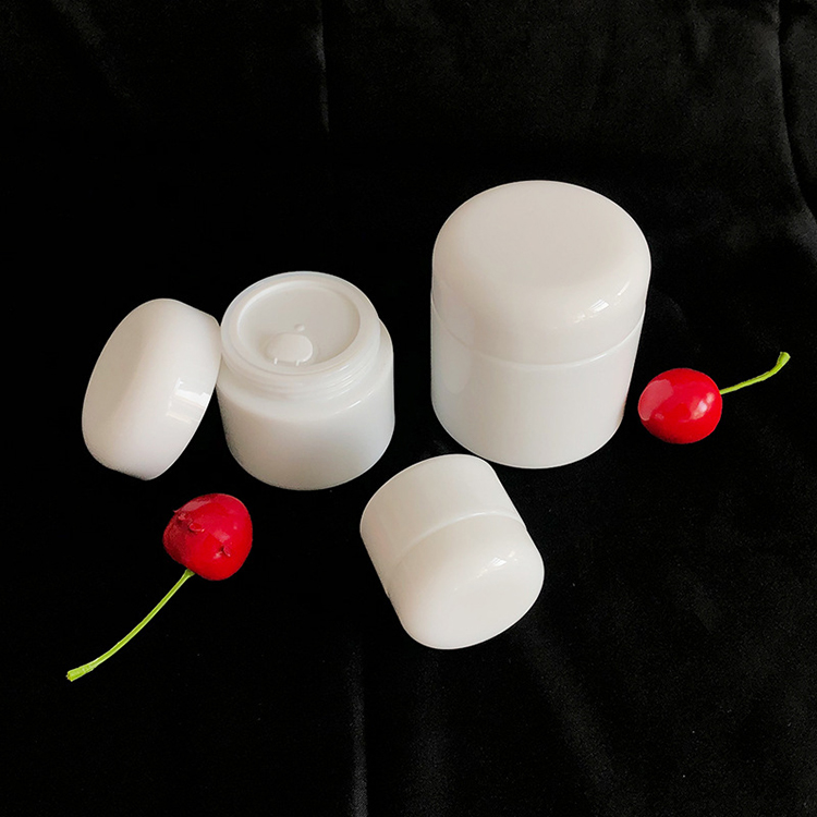 15g empty white porcelain bottle jar container for cosmetic
