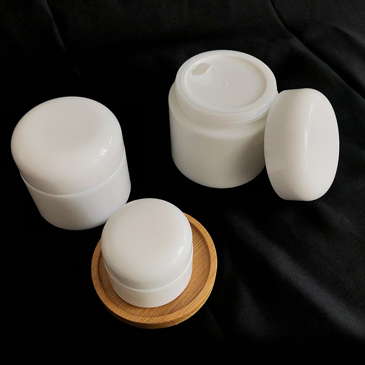 15g empty white porcelain bottle jar container for cosmetic