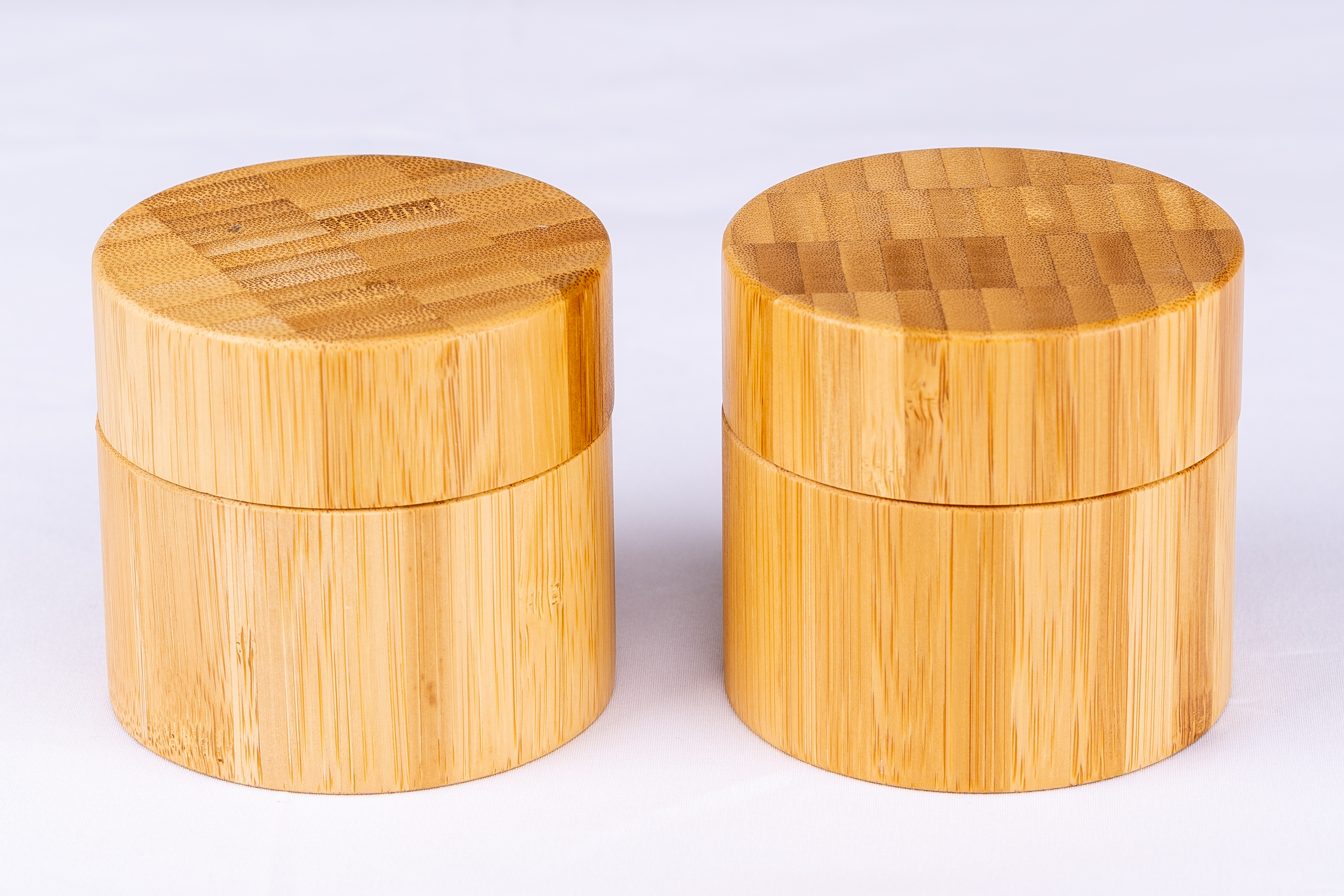 15g glass jar cosmetics packaging bamboo lid face cream container glass cream jar with bamboo cap