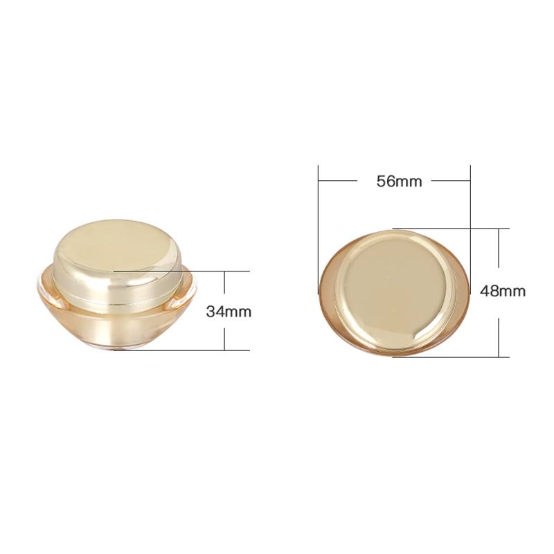 15g gold lip scrub container lip balm jar small plastic jars with screw top lids