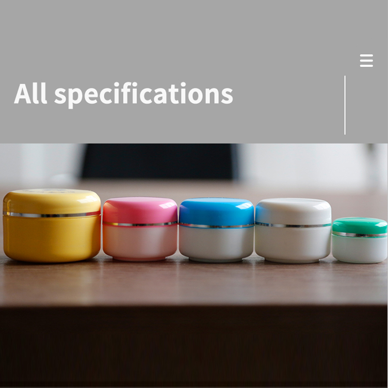 15g green cream jar with lid PP plastic jar wholesaler