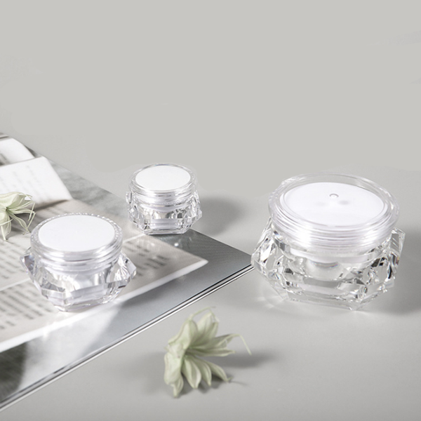 15g plastic AS diamond facial cream jar, eye cream jar, 15ml Diamond cream container