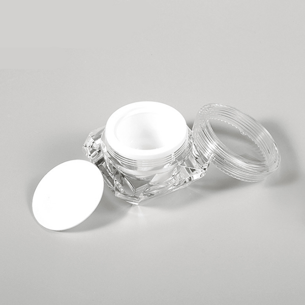 15g plastic AS diamond facial cream jar, eye cream jar, 15ml Diamond cream container