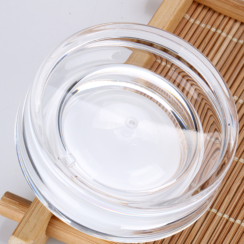 15g plastic cosmetic cream acrylic uv gel round gel polish double wall plastic jar for cosmetics