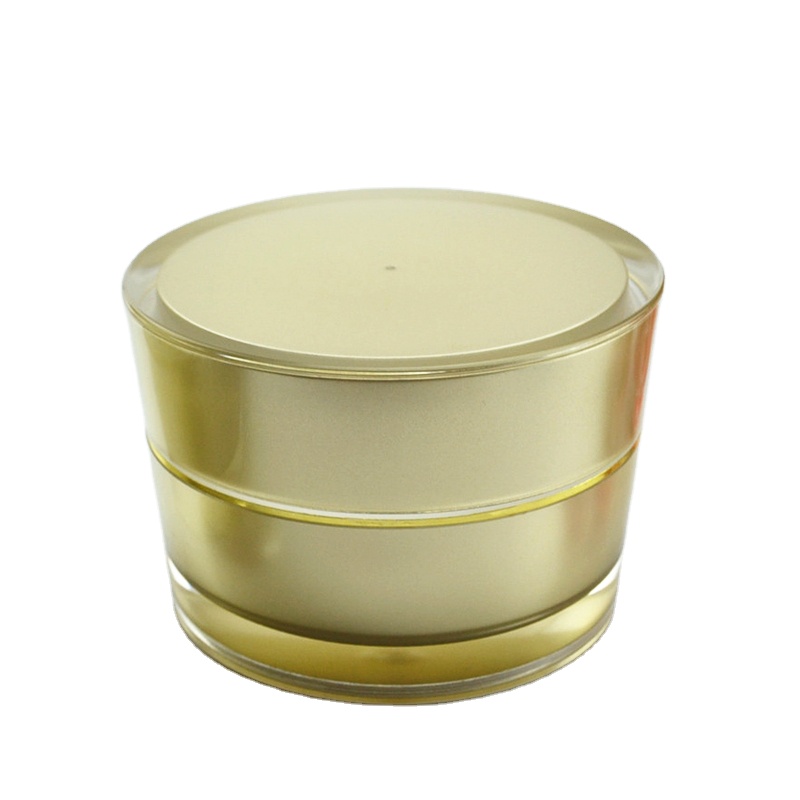 15g plastic cosmetic jar blue acrylic cream container tapered shape jar