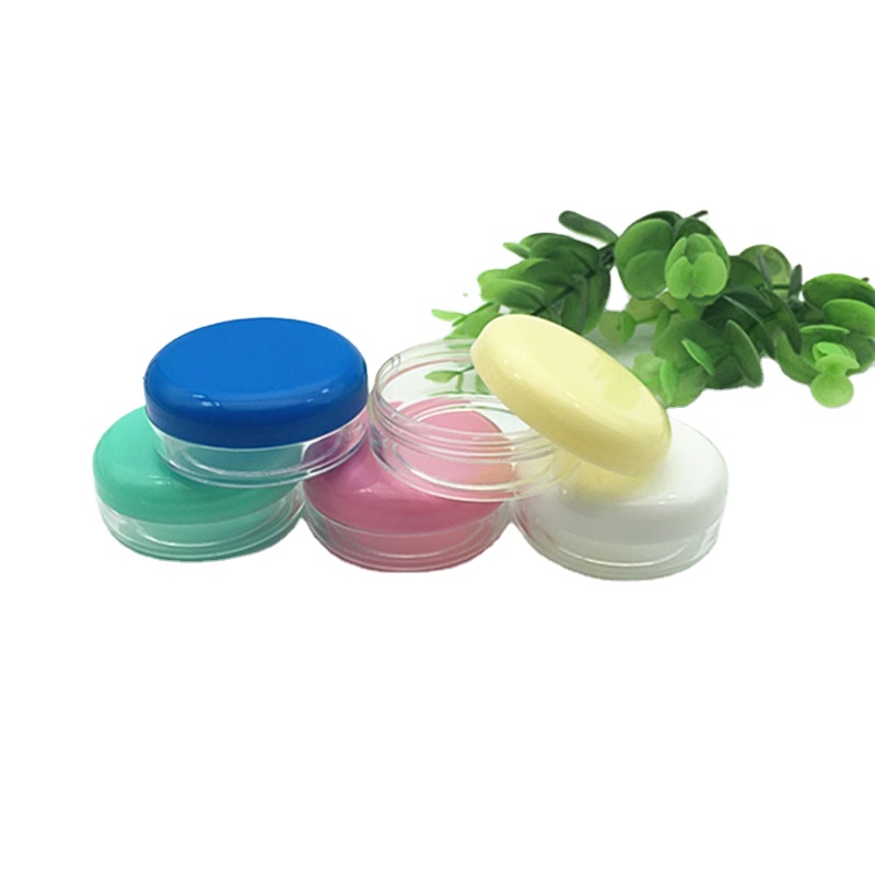 15g plastic flat cream jar,  Ointment box, 15g colorful cosmetic container