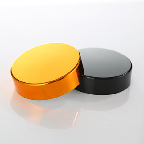 15g transparent and amber glass cream jar with black lid 0.5oz glass container with aluminum cap