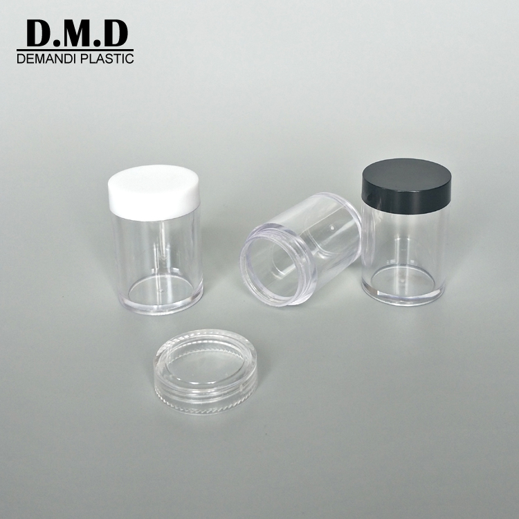 15grams 15ml 15 ml 15 grams plastic empty clear transparent tall and small clear jar