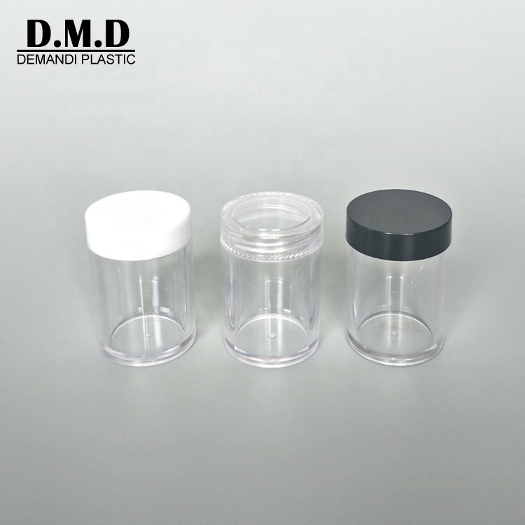 15grams 15ml 15 ml 15 grams plastic empty clear transparent tall and small clear jar