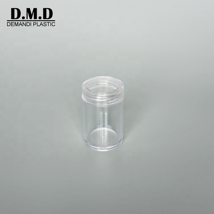 15grams 15ml 15 ml 15 grams plastic empty clear transparent tall and small clear jar