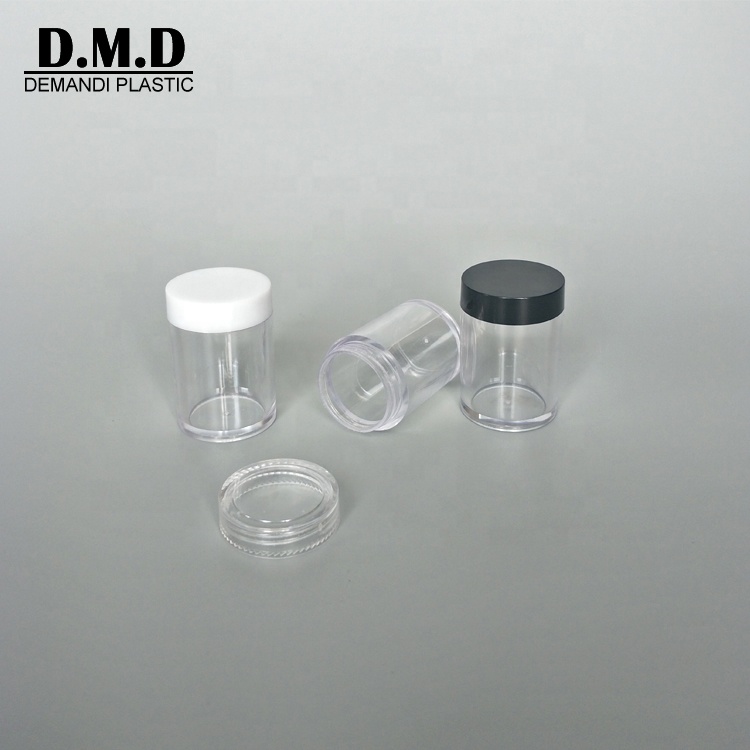 15grams 15ml 15 ml 15 grams plastic empty clear transparent tall and small clear jar