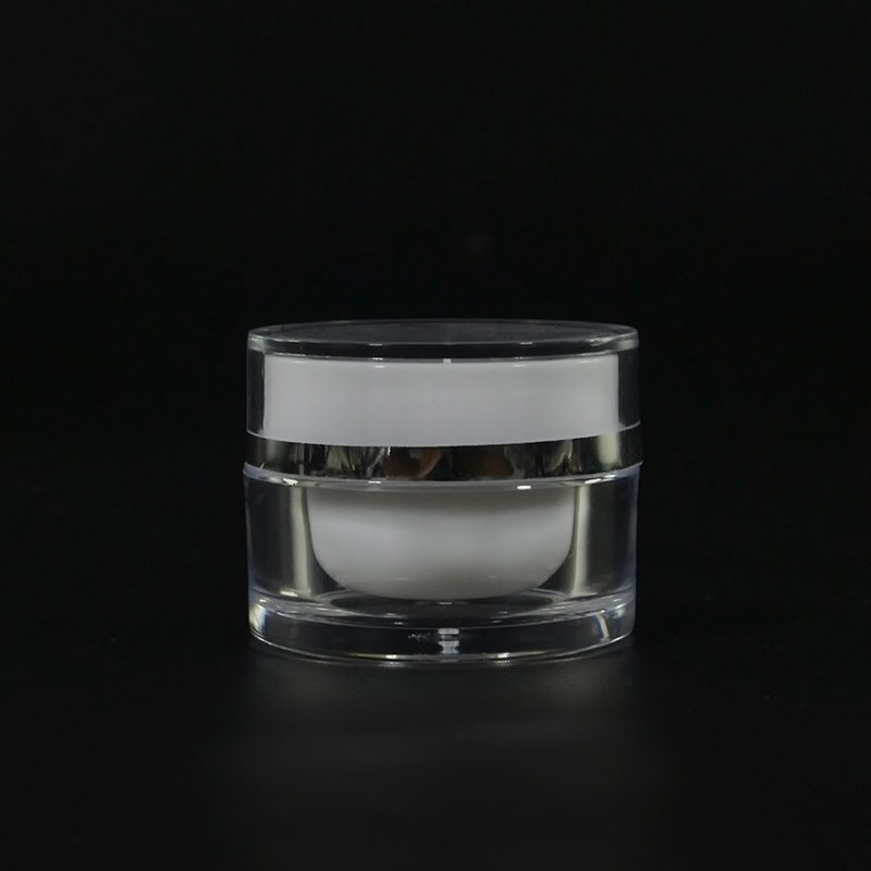 15ml 0.5 oz 50ml Beauty Containers Acrylic Cosmetic Cream Jar with Sealing Disc Wholesale