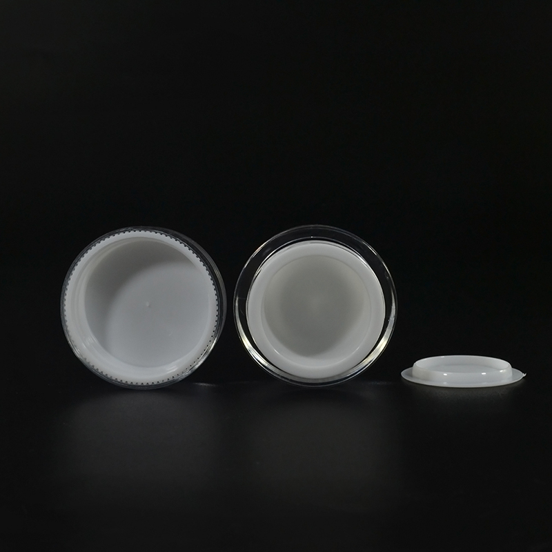 15ml 0.5 oz 50ml Beauty Containers Acrylic Cosmetic Cream Jar with Sealing Disc Wholesale