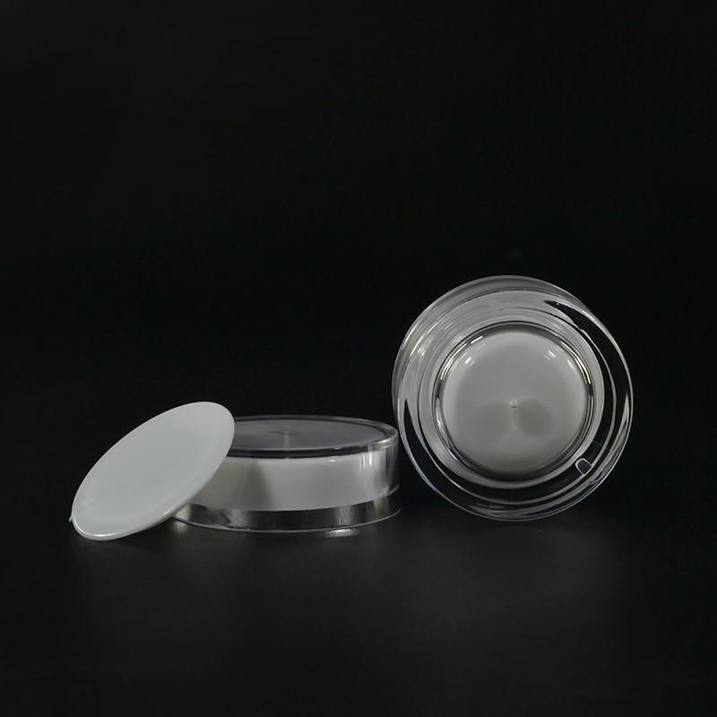 15ml 0.5 oz 50ml Beauty Containers Acrylic Cosmetic Cream Jar with Sealing Disc Wholesale