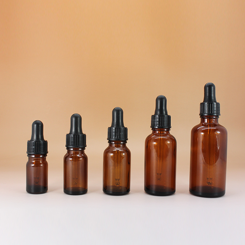 15ml 10ml 20ml 5ml 30ml 50ml 100ml amber brown drop vial measure glass pipette dropper bottle in stock with measurement markings