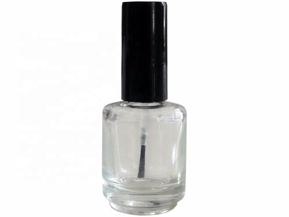 15ml 17ml empty uv gel nail polish glass bottle with brush 15 ml