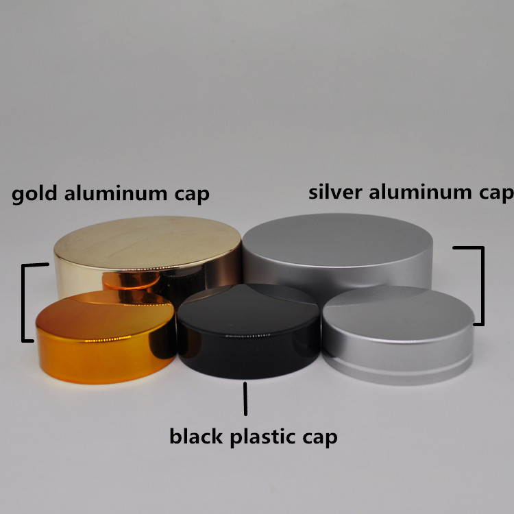 15ml 1oz 30ml 50ml 100ml clear glass cosmetic cream jars with custom printing