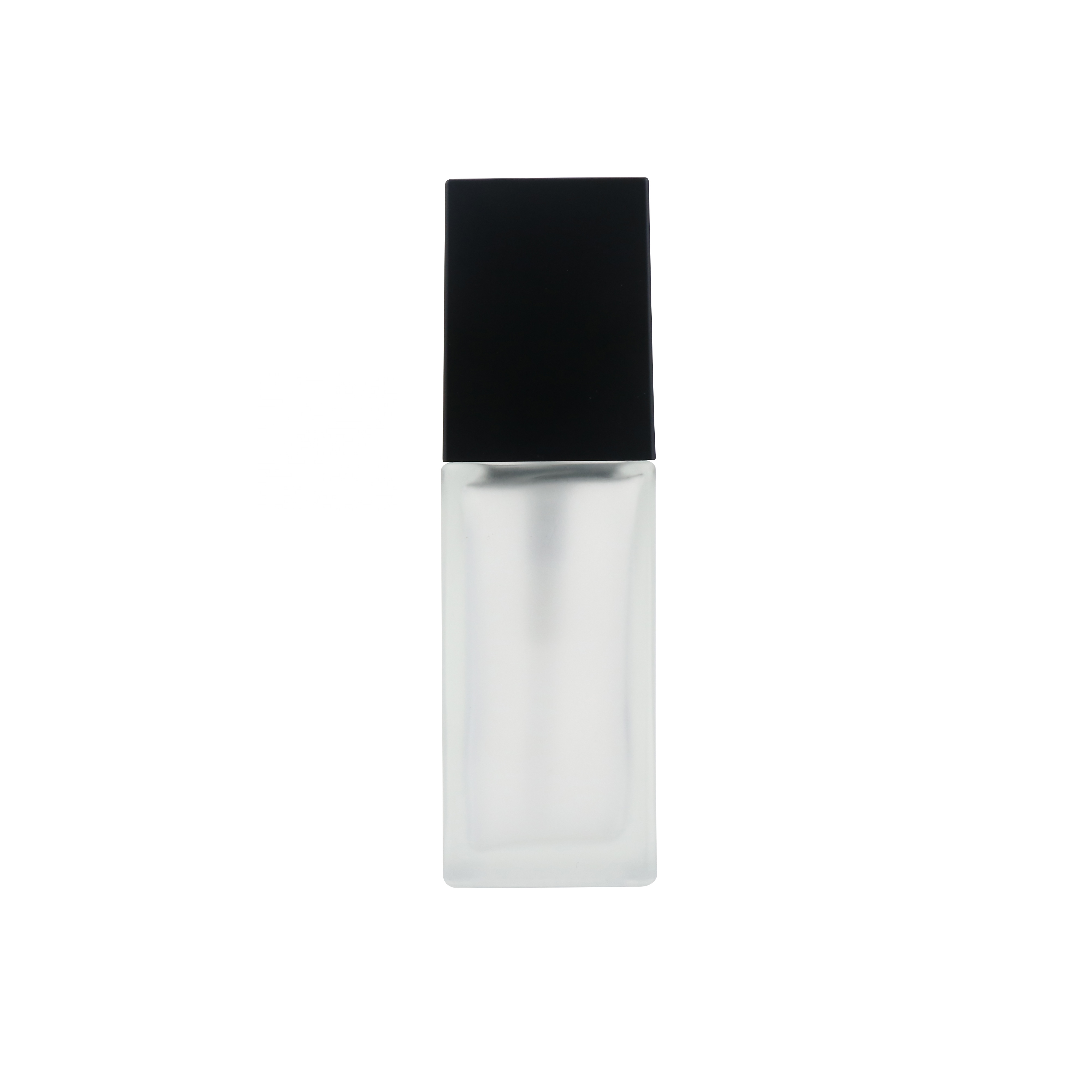 15ml 20ml 30mL 40ml Clear Pressure Pump Foundation Primer BB Cream Essential Oil Square Glass Bottle